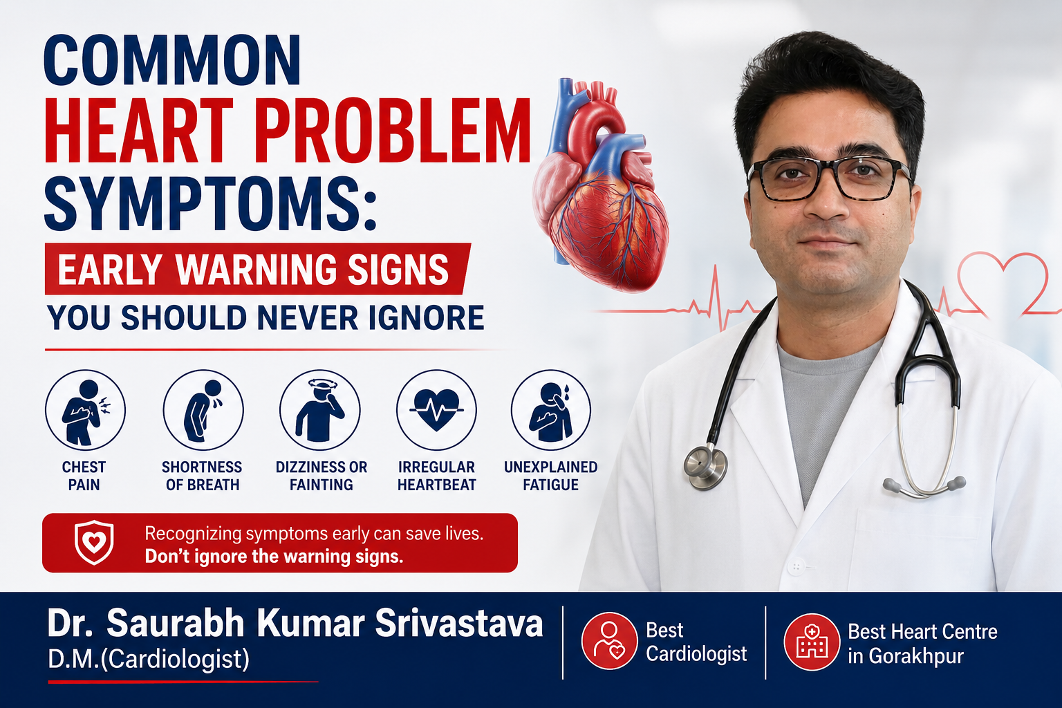 5 Common Heart Problem Symptoms: Early Warning Signs You Should Never Ignore